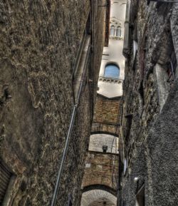 Perugia Umbria Vie Monumenti HDR 