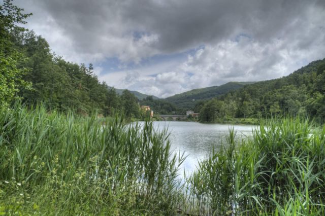 Castel dell'Alpi Lago Natura Panorama HDR 