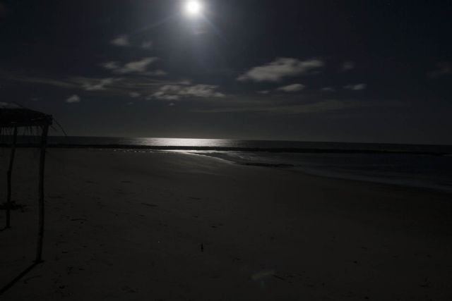 Brasile Mare Natura Panorama Tramonto Luna 