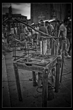 Montagnana Festa Sagra HDR B/N 