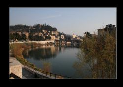 Verona Adige Verona Ponte Pietra Vista di Ponte Pietra e Castel S. Pietro