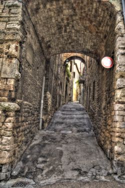 Perugia Umbria Vie Monumenti HDR 