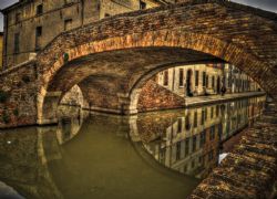 Comacchio HDR Canale Ponte 