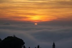 Verona Tramonto Nebbia Sole Natura 