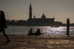 Venezia Edifici Monumenti Particolare Persone 