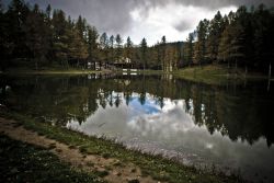 Sestola (Mo) Lago Cielo Natura Il lago della Ninfa sul monte Cimone