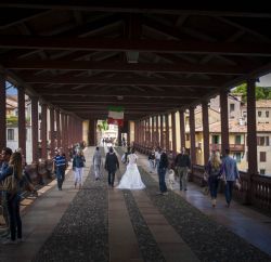 Bassano del Grappa (Vi) Ponte Sposa sul Ponte degli Alpini