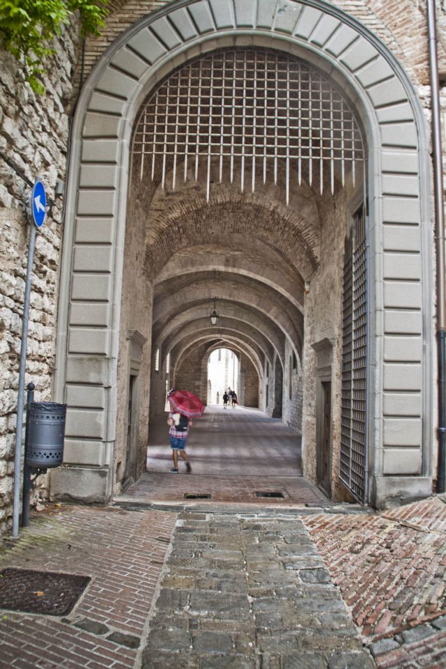 Gubbio Edificio Particolare 