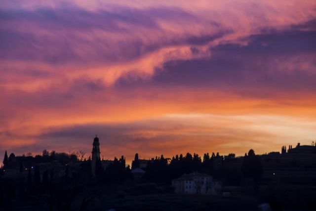 Valpolicella Tramonto Panorama 