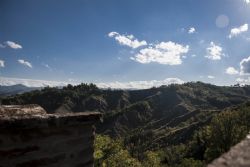 Monteveglio (Bo) Calanchi Natura Cielo Vista dei Calanchi da Monteveglio