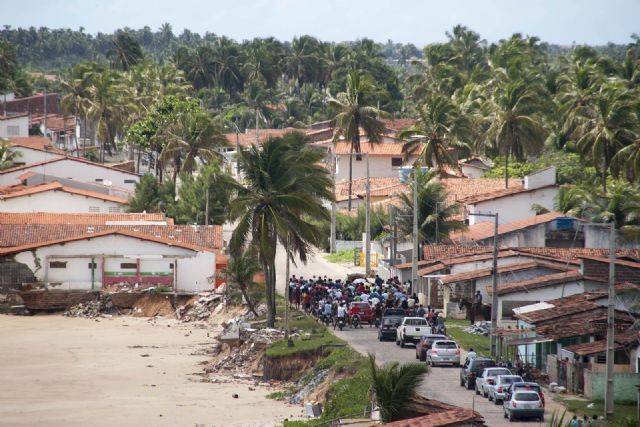 Brasile Panorama Villaggio Indios Funerale 