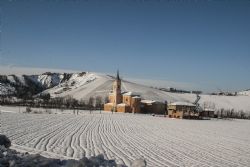 Valsamoggia (Bo) Chiesa Neve Panorama Neve 