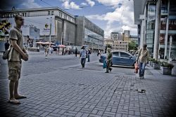 Dnipropetrovsk Ucraina HDR Strade  Strade sissestate