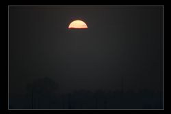 Ferrara Tramonto Panorama Campagne Ferraresi al tramonto