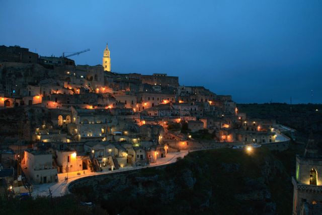 Matera Panorama Notturno 