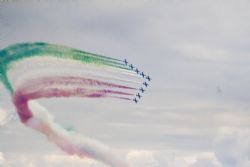 Peschiera del Garda (Vr) Aerei Lago di Garda Mb339 Frecce tricolore agosto 2015