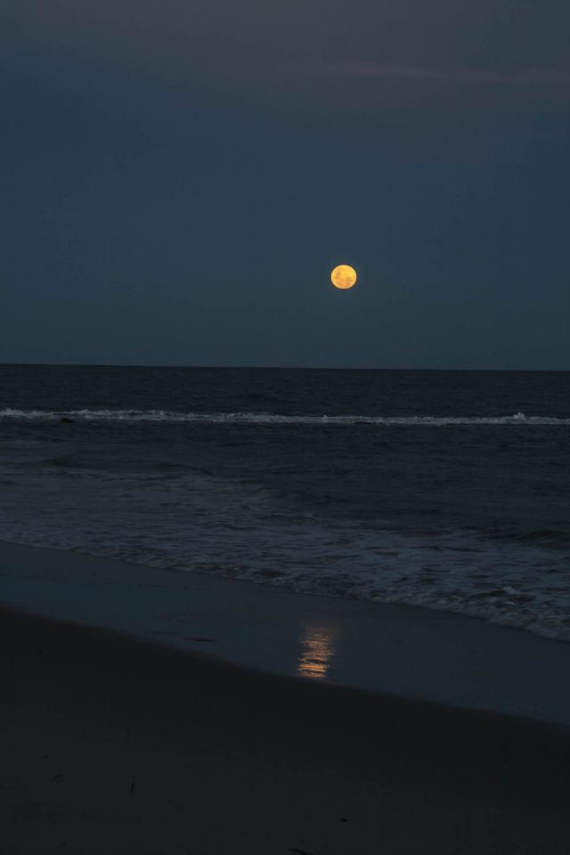 Brasile Mare Natura Panorama Tramonto Luna 