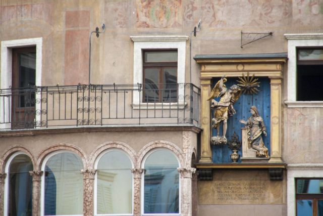 Trento Monumenti Edifici Particolare 