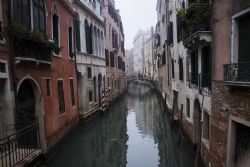 Venezia Canale Venezia Nebbia 