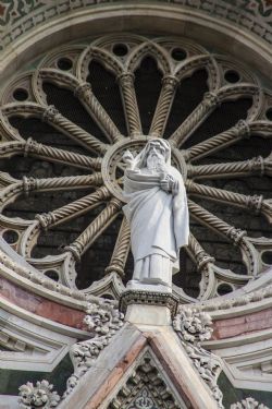 Firenze Duomo Edifici Monumenti Particolare 